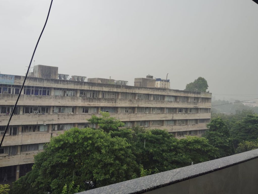 Rain, hail bring dip in temperature across Chandigarh, Panchkula